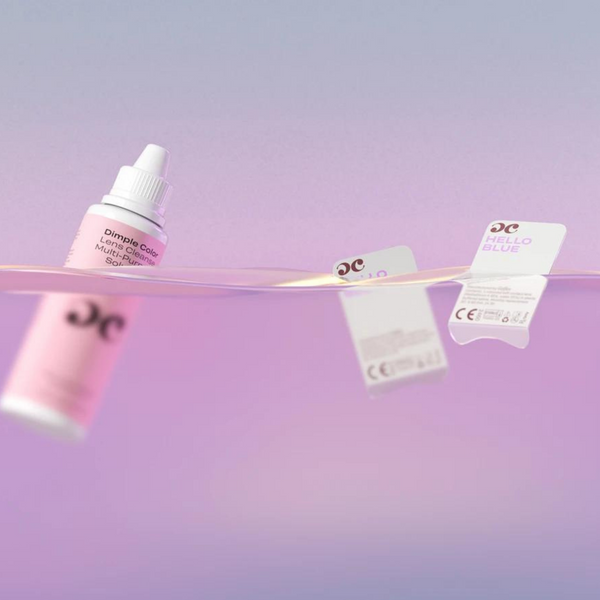 how to clean color contacts